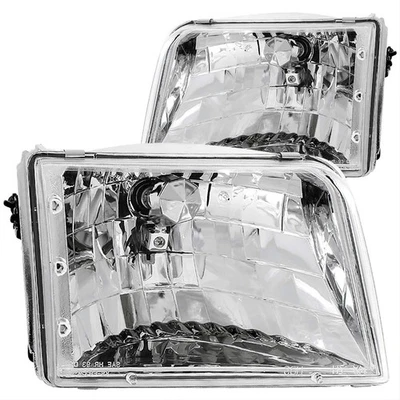Anzo Headlights 111036 Clear W/Chrome Housing 1993-1997 Ford Ranger — 第 1/3 张图片