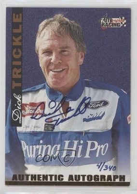 1996 Score Board Auto Racing Auto Gold /340 Dick Trickle Auto - Image 1 of 2