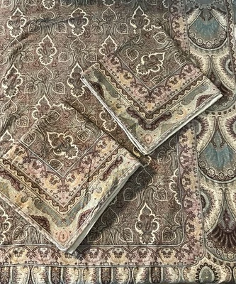 Funda nórdica Pottery Barn Wylie Paisley COMPLETA/QUEEN 2 euros fundas algodón lino Foto 1 de 4