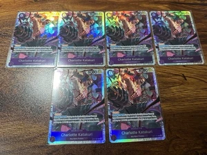 Charlotte Katakuri OP11-067 SR Foil ONE PIECE English (LOT OF 6) - Picture 1 of 2