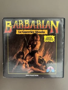 Jeu Barbarian Amstrad CPC 6128 Disk Palace Software - Zdjęcie 1 z 10