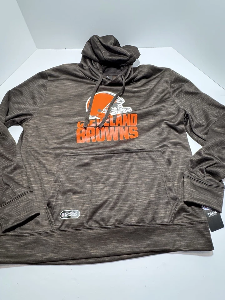 Sudadera con capucha de fútbol americano New Era NFL Combine para hombre Cleveland Browns talla grande nueva con etiquetas Foto 1 de 4