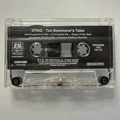 Sting Ten Summoner's Tales (Cassette) Tape - Image 1 of 2