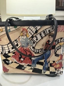 Isabella Fiore 50'S ROCK & ROLL SAKS 5TH Ave EXCLUSIVE Vintage Handbag Purse! - Picture 1 of 5