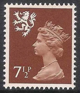 Schottland 1971 sg S25Ey 7 1/2p Phosphor weggelassen / Missing Error MNH - Bild 1 von 1