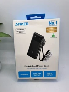 Anker 10000mAh 22.5W Power Bank - Black - Picture 1 of 4