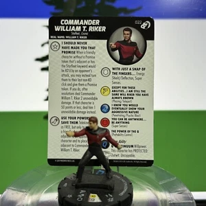 HeroClix STRIF Commander William T. Riker rare (Star Trek Resistance is Futile) - Picture 1 of 1