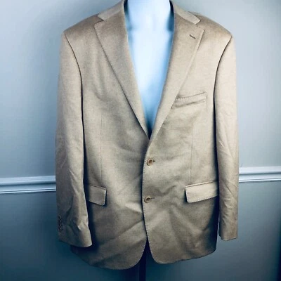 Jaqueta blazer masculina Arnold Brant cashmere toffee 44 R feita na Itália - Imagem 1 de 4