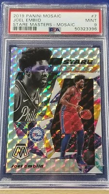 Joel Embiid - 2019 Panini Mosaic Stare Masters Mosaic  PSA 9 - Image 1 of 2