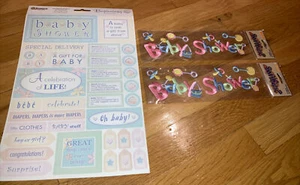 Scrapbooking stickers baby shower theme - Picture 1 of 1