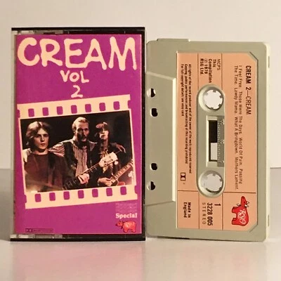 Cream - Cream Vol. 2 - Near Mint 1978 Compilation Cassette - RSO - 3228 005 - Image 1 of 4