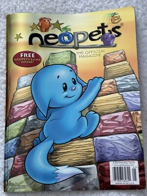 VINTAGE NEOPETS - THE OFFICIAL MAGAZINE VOL 4/ NO. 6/ Issue #21 -  Beckett 2007 - Image 1 of 4