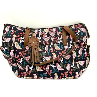 Lindo bolso de mano Relic Birds & Flowers 10 x 4,5 x 10,5 pulgadas Foto 1 de 4