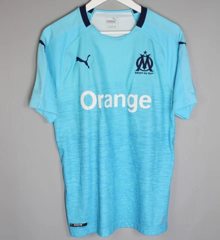 OLYMPIQUE MARSEILLE 2018 2019 THIRD FOOTBALL SOCCER SHIRT JERSEY PUMA SIZE M Cover