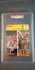 PSA 6 MICKEY MANTLE and ROGER MARIS Sportscaster Baseball Card #07-16 ITALY