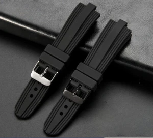 Feines weiches Silikon Uhrenarmband Band Wasserdicht Sport 7x22mm für Bulgari DIAGONO - Bild 1 von 10