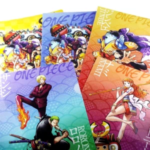 One Piece x Seven Eleven Novelty Clear File Full set We Are One 1000 Logs - Picture 1 of 11