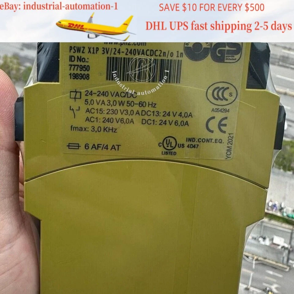 Relé de seguridad PILZ PSWZ X1P 777950 1 pieza nuevo envío rápido Foto 1 de 1