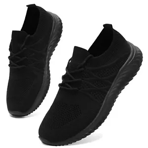 Women's Tennis Shoes Lightweight Running Shoes Slip On Walking Shoes Breathab... - Picture 1 of 7