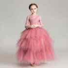 Princess Prom Birthday Party Ball Flower Girls Pageant Gown Formal Wedding Dress