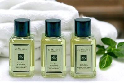 Lot of 3 Jo Malone London Lime Basil & Mandarin Body & Hand Wash Gel 0.5oz each - Image 1 of 4