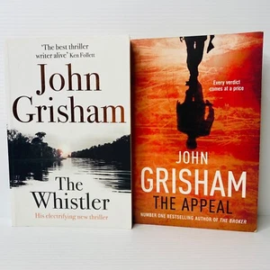 Lote de 2 Libros de John Grisham The Appeal + The Whistler Thriller Crimen Grande PB - Imagen 1 de 8