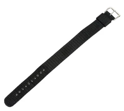 Pulseira de relógio de náilon Timex masculina 20 mm peça única slip-thru 2 mm de espessura resistente - Imagem 1 de 2