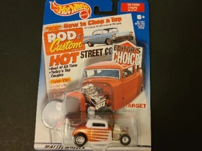 HOT WHEELS Editor's Choice Series 1 Rod & Custom 1932 Ford Coupe 2000 Orange #6 - Image 1 of 3