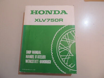 1983 Honda XLV 750 R Service repair work shop service manual Manuel d atelier - Bild 1 von 4
