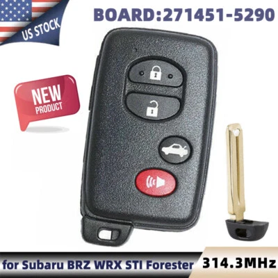 Llave de coche remota inteligente para SUBARU BRZ WRX STI Forester Prox HYQ14ACX 271451-5290 Foto 1 de 4