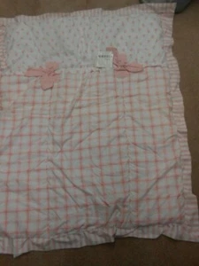 NEW WAVERLY CRIB BABY PINK COMFORTER /QUILT - Picture 1 of 3