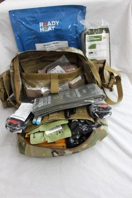 BOLSA SALVAVIDAS DE COMBATE EJÉRCITO DE EE. UU. MULTICAM OCP CLS KIT DE PRIMEROS AUXILIOS SURTIDO Foto 1 de 4