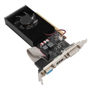 Single Slot Graphics Card 2GB For GDDR3 PCIE Thin Low Profile 64 Bit With ES - Picture 1 of 12