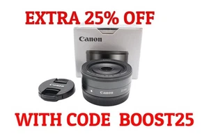 Canon 22mm Wide-Angle Lens F/2.0, Fixed Sharp Prime for EF-M, V.Good REFURBISHED - Picture 1 of 9