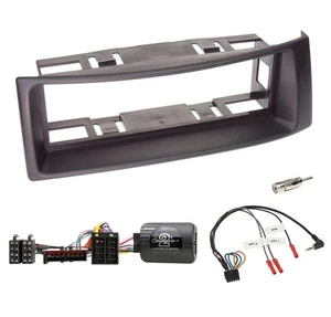 Einbauset Lenkradadapter DIN Autoradio für Renault Megane 1996-2000 Scenic schwa - Bild 1 von 5