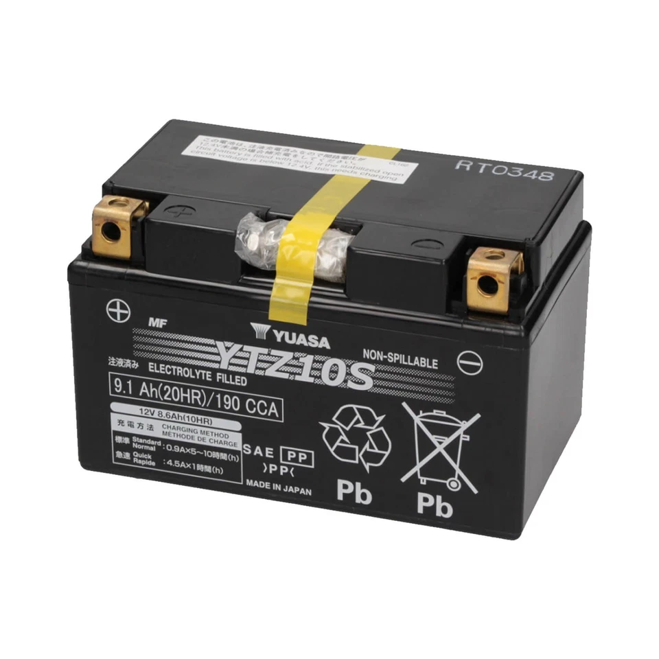 YUASA Bateria YTZ10S WET CHARGED (CARGAD - Imagen 1 de 1