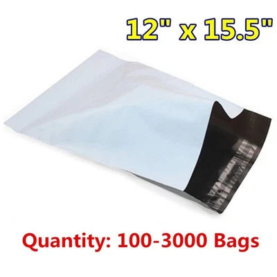 100-3000 12x15,5 sobres de polietileno sobre de envío bolsas de plástico auto sellado al por mayor Foto 1 de 4