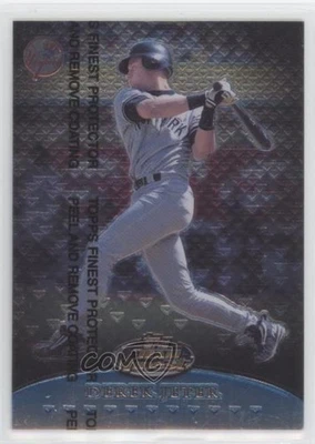 1999 Topps Finest Team Finest Blue /1500 Derek Jeter #TF16 HOF - Image 1 of 2