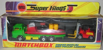 MATCHBOX SUPER KINGS K-20 CARGO HAULER AND PALLET LOADER - MINT/PERFECT - Image 1 of 4