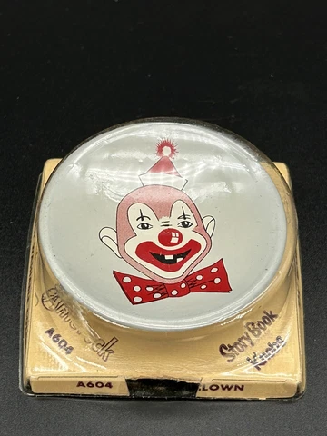 1950s Vintage AMEROCK CLOWN THEME NURSERY DRAWER KNOBS Furniture PULLS KIDS Cover