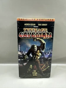 Teenage Caveman (VHS, 2002)(Creature, Horror)Richard Hillman, Blockbuster Sealed - Picture 1 of 6