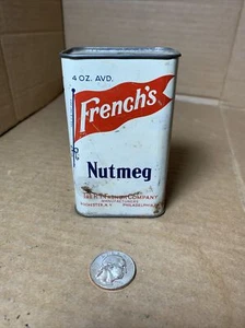 Dispensador de latas de especias de nuez mostaza de colección 4 oz AVD lata mostaza RT compañía francesa - Imagen 1 de 12