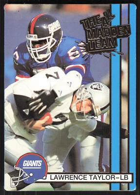 Lawrence Taylor, 1990 Action Packed All-Madden, #12, New York Giants, - Image 1 of 2