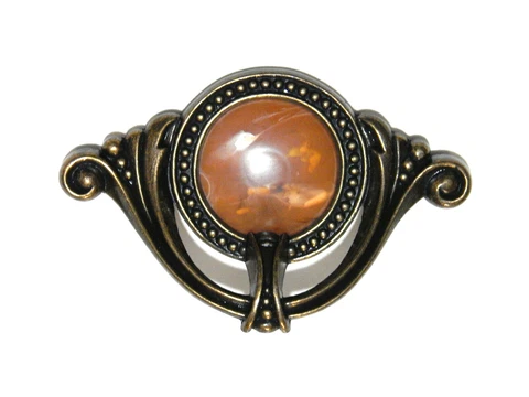 Art Deco Drawer Pulls Waterfall for Dresser Chest Makeup Vanity Cover