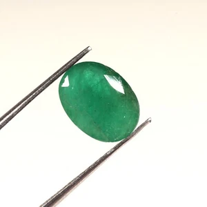 2.83 Ct Certified Natural Emerald Zambia Oval Cut Faceted Emerald Loose Gemstone - Picture 1 of 3