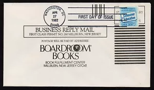 USA, SCOTT # 2005, RARE FDC COVER OF 1982 BOARDROOM BOOKS, CONSUMER EDUCATION - Picture 1 of 1
