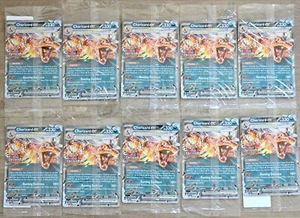 10x Charizard EX 125 XL Tarjeta Jumbo Obsidian Flames Promoción Pokémon Exclusiva de la UE - Imagen 1 de 2
