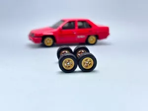 Pintura personalizada R542 Hotwheels 1/64 Real Rider# 5 radios dorado 10 mm mediano - Imagen 1 de 5