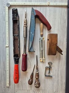 Vintage Set Of Tools Surform Stanley Plane Old Tools