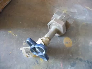 NIBCO T-154-A Bronze Gate Valve 1" Class 200 SWP / 400 WOG Threaded NPT Ends - Picture 1 of 7